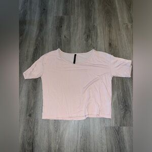 Silver Jeans - Pink Crop Tee